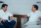ഓപ്പറേഷൻ തൂഫാനിൽ പങ്കാളിയായി മോഹൻലാൽ; ‘തൂഫാൻ വാറിയർ’ ബാഡ്ജ് കൈമാറി രമേശ് ചെന്നിത്തല