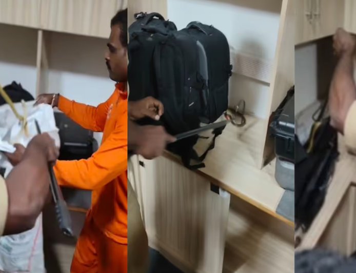 ധവളപത്ര ചർച്ചകൾക്കിടയിൽ നിയമസഭയിൽ 'ചേര' പൂരം! സഭാ ടിവിയുടെ ബാഗിന് പിന്നിൽ ഒളിച്ചിരുന്ന പാമ്പിനെ ചാക്കിലാക്കി ഫയർഫോഴ്സ്!