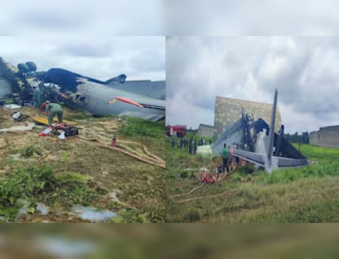 അസമിൽ വ്യോമസേന ചരക്കുവിമാനം തകർന്നു; പൈലറ്റ് ഉൾപ്പെടെ അഞ്ച് പേർക്ക് വീരമൃത്യു