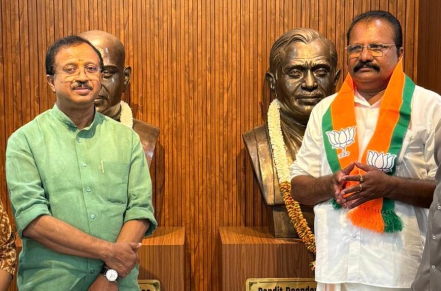 കഴക്കൂട്ടം മണ്ഡലത്തിൽ സി.പി.എം നേതാവ് എസ്.എസ് ബിജു ബി.ജെ.പി യിലേയ്ക്ക്