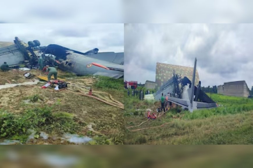 അസമിൽ വ്യോമസേന ചരക്കുവിമാനം തകർന്നു; പൈലറ്റ് ഉൾപ്പെടെ അഞ്ച് പേർക്ക് വീരമൃത്യു
