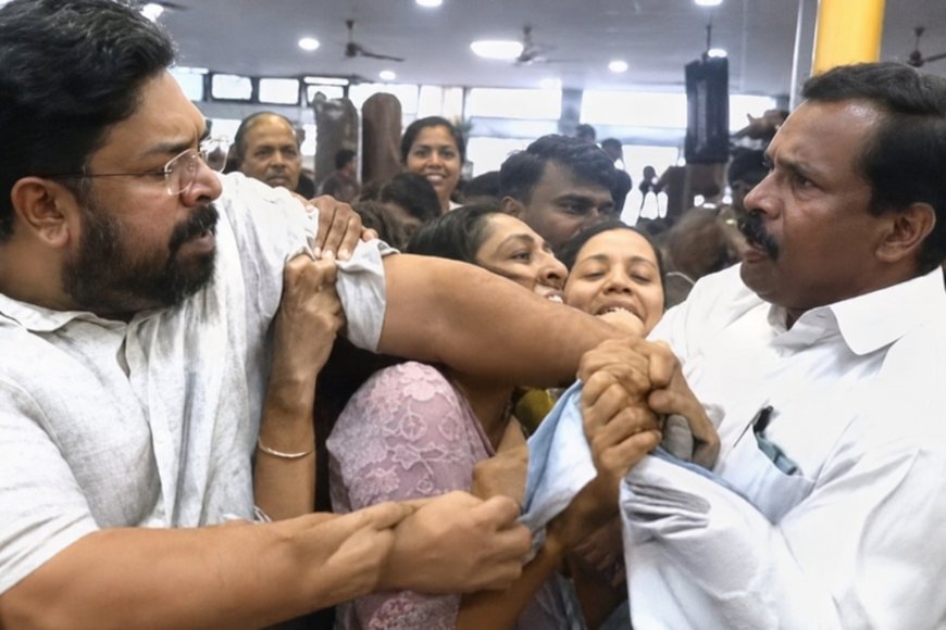 തിരുവനന്തപുരം കോർപറേഷനിൽ വീണ്ടും സംഘർഷം; പ്രതിഷേധത്തിനിടെ കൗൺസിൽ യോഗം 5 മിനിറ്റിൽ പിരിച്ചു വിട്ടു