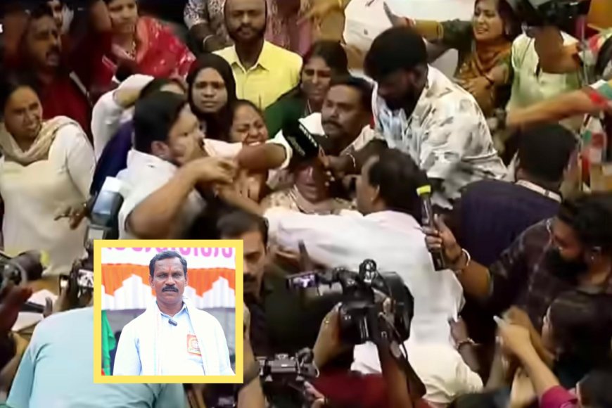 തി​രു​വ​ന​ന്ത​പു​രം നഗരസഭയിൽ വീ​ര​പ​രി​വേ​ഷം;  ചെ​മ്പ​ഴ​ന്തി ഉ​ദ​യ​നെ​തി​രെ ബി​.ജെ.​പി അ​നു​ഭാ​വി​ക​ളാ​യ സ്ത്രീ​ക​ൾ​ത​ന്നെ പ​രാ​തി ന​ൽ​കി​യി​രു​ന്നു​വെ​ന്ന് റി​പ്പോ​ർ​ട്ടു​ക​ൾ