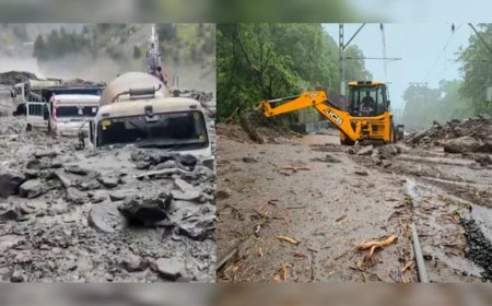 മേഘവിസ്ഫോടനം, മണ്ണിടിച്ചിൽ; കനത്തമഴയിൽ വിവിധ സംസ്ഥാനങ്ങളിൽ വൻ നാശം