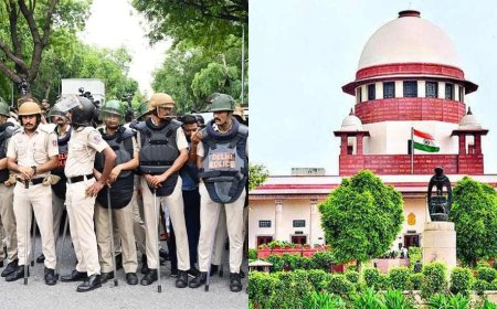 ജന്തര്‍ മന്തര്‍ പ്രതിഷേധം: പൊലീസിന് സുപ്രീംകോടതിയുടെ രൂക്ഷ വിമര്‍ശനം, സമാധാനപരമായ പ്രതിഷേധം ഭരണഘടനാവകാശമെന്ന് ചീഫ് ജസ്റ്റിസ്