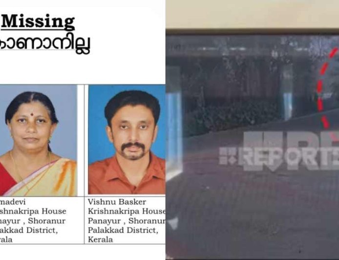 വാണിയംകുളത്ത് നിന്ന് കാണാതായ കുടുംബം; മടങ്ങിയ വാഹനത്തിൽ മകൻ മാത്രം, ദുരൂഹത കടുപ്പിച്ച് സിസിടിവി ദൃശ്യങ്ങൾ
